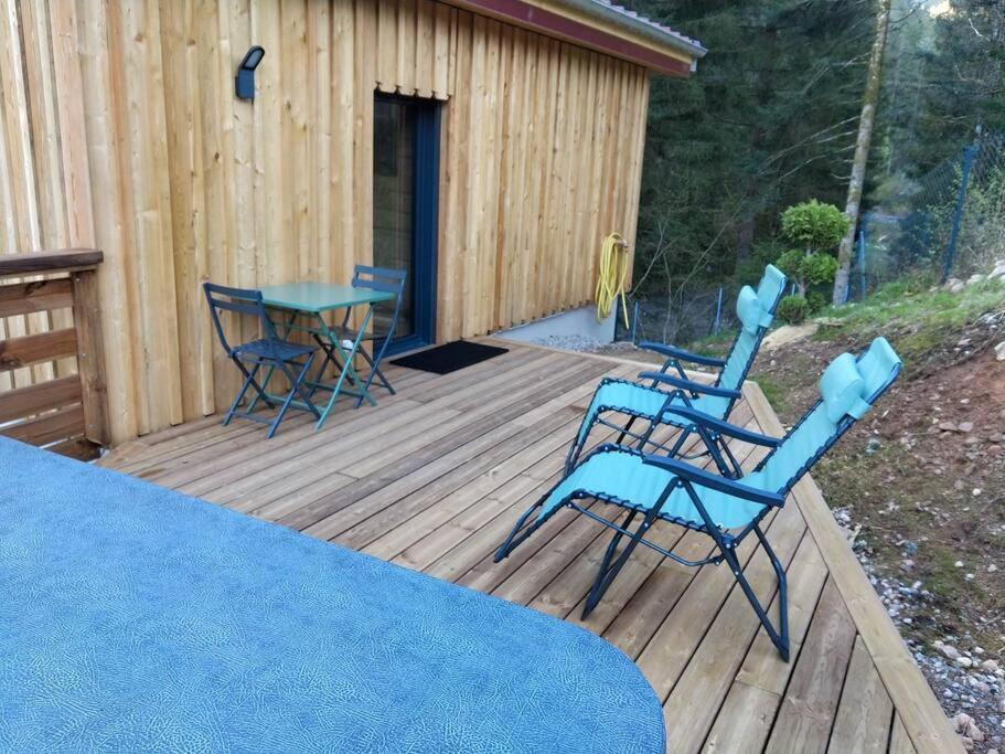 Le Refuge Perche Du Saut De La Bourrique Spa, Terrain Cloture Gérardmer Exterior foto
