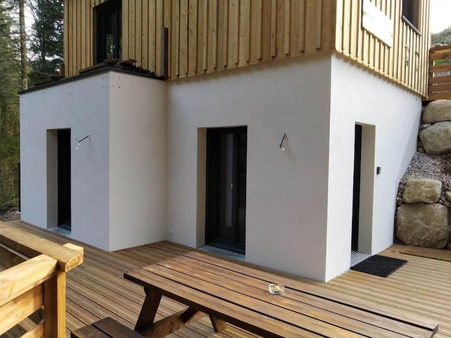 Le Refuge Perche Du Saut De La Bourrique Spa, Terrain Cloture Gérardmer Exterior foto